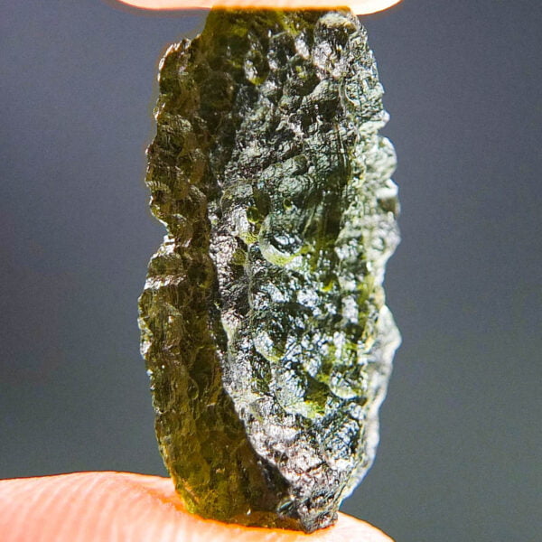 Moldavite with CERTIFICATE - Shiny