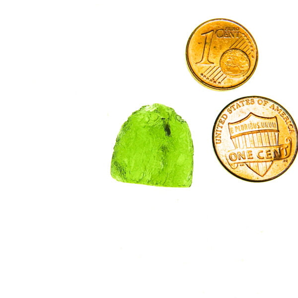 Moldavite with CERTIFICATE - Elipsoid - natural fragment shape
