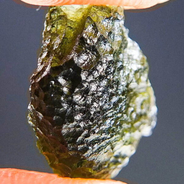 Moldavite with Brown green color