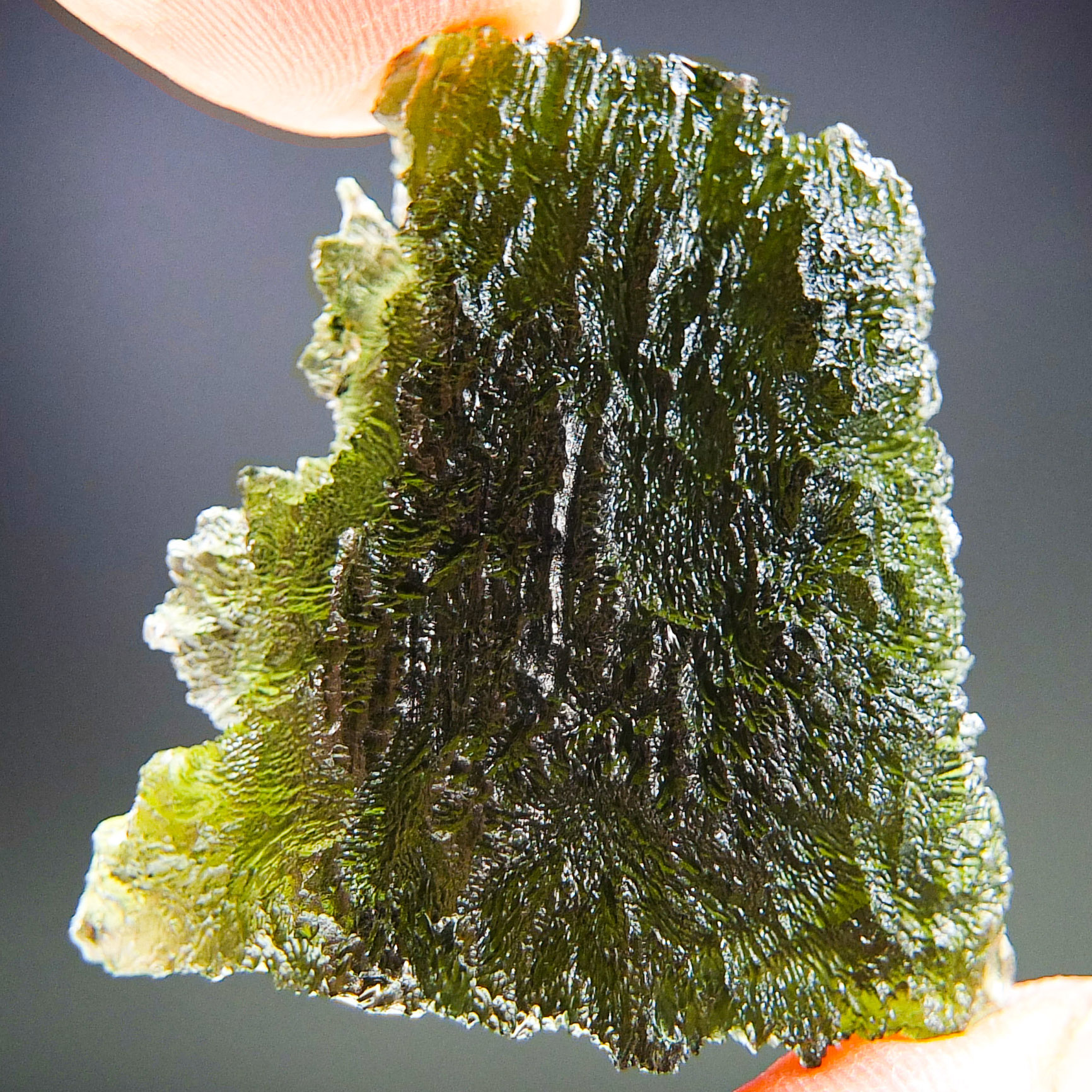 Big Moldavite with CERTIFICATE - quality A+/++