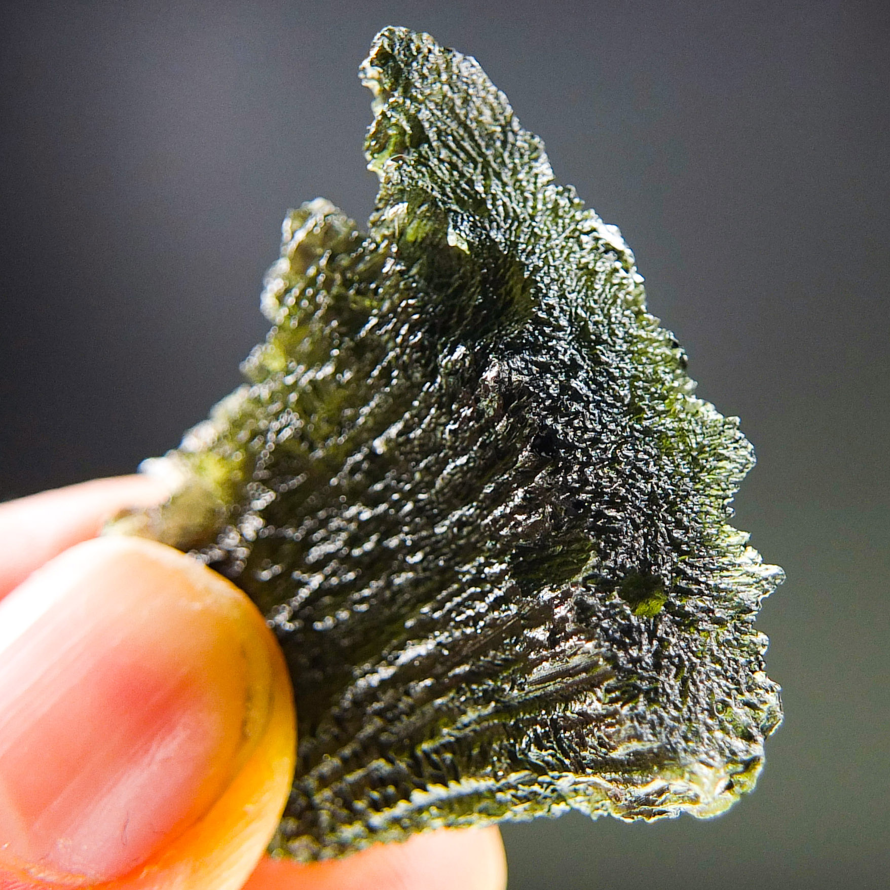 Big Moldavite with CERTIFICATE - quality A+/++