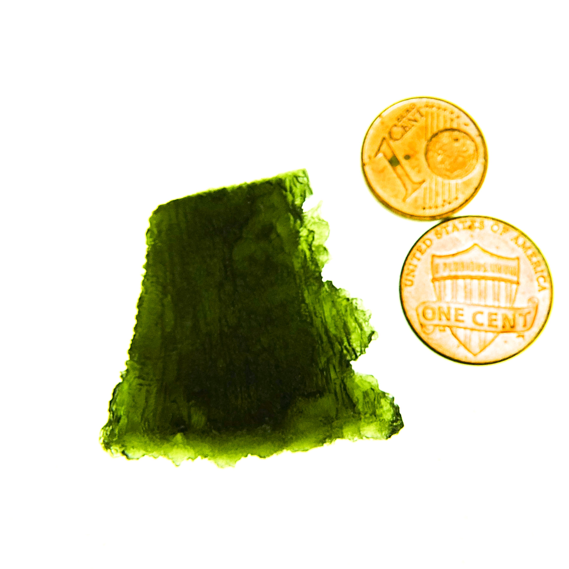 Big Moldavite with CERTIFICATE - quality A+/++