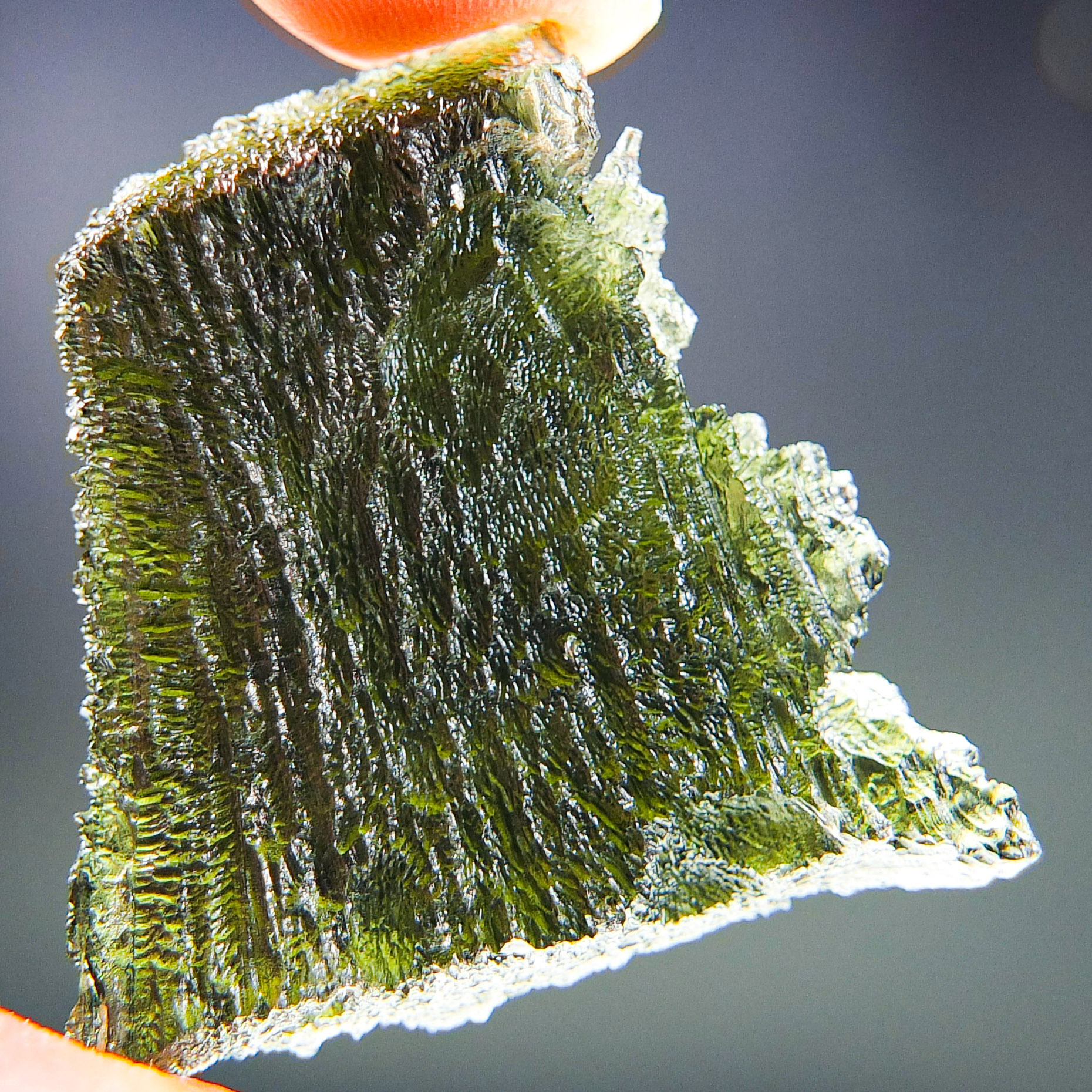 Big Moldavite with CERTIFICATE - quality A+/++