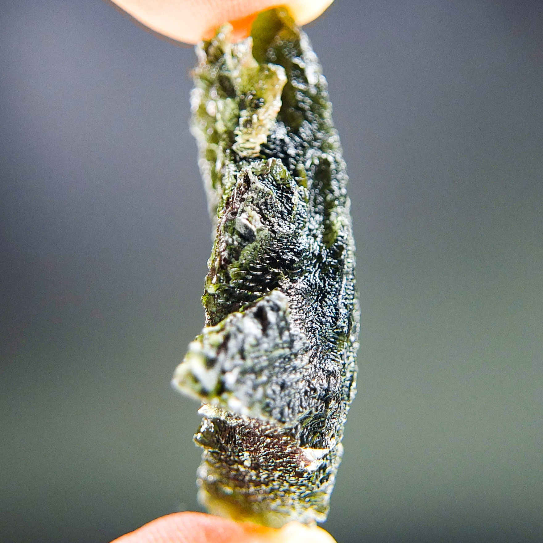 Big Moldavite with CERTIFICATE - quality A+/++
