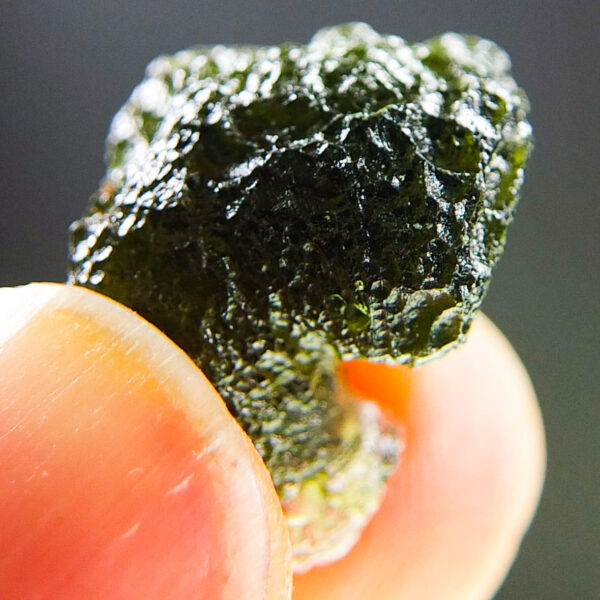 Moldavite with CERTIFICATE - Uncommon shape