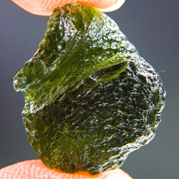 Moldavite with CERTIFICATE - Uncommon shape