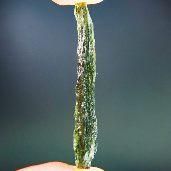 1.6" long Angel Chime Moldavite - Certified