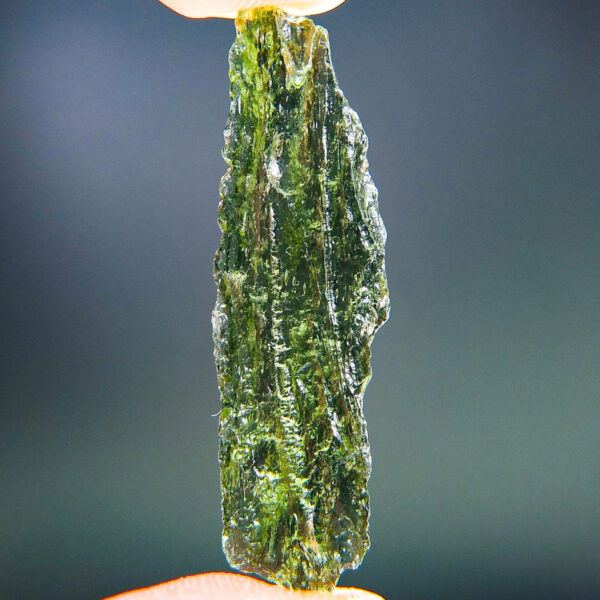 1.6" long Angel Chime Moldavite - Certified