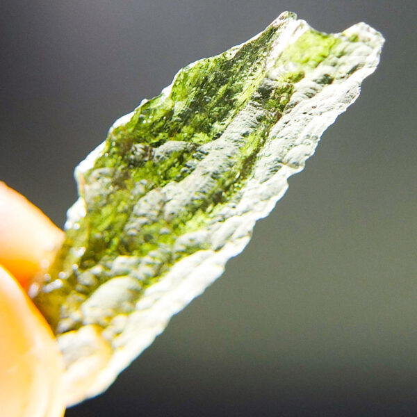 1.6" long Angel Chime Moldavite - Certified