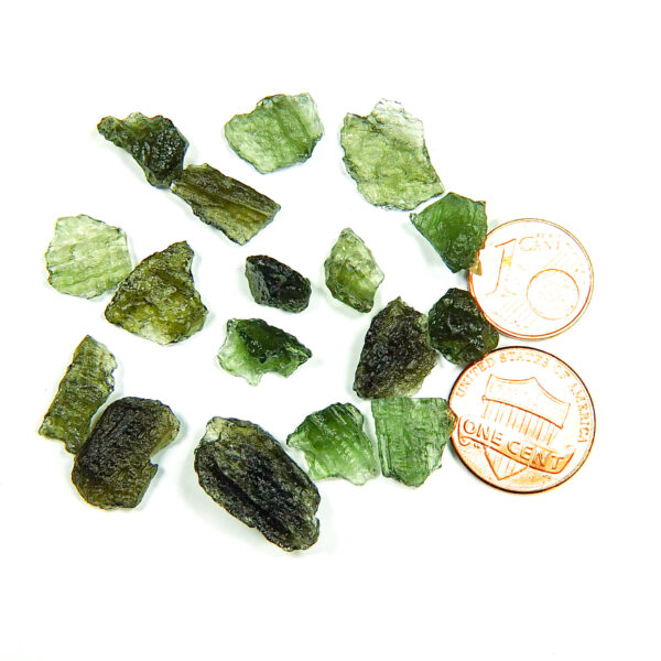 Small Moldavites – wholesale lot - quality A