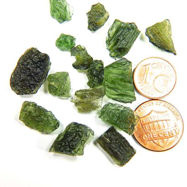 Small Moldavites – wholesale lot - quality A