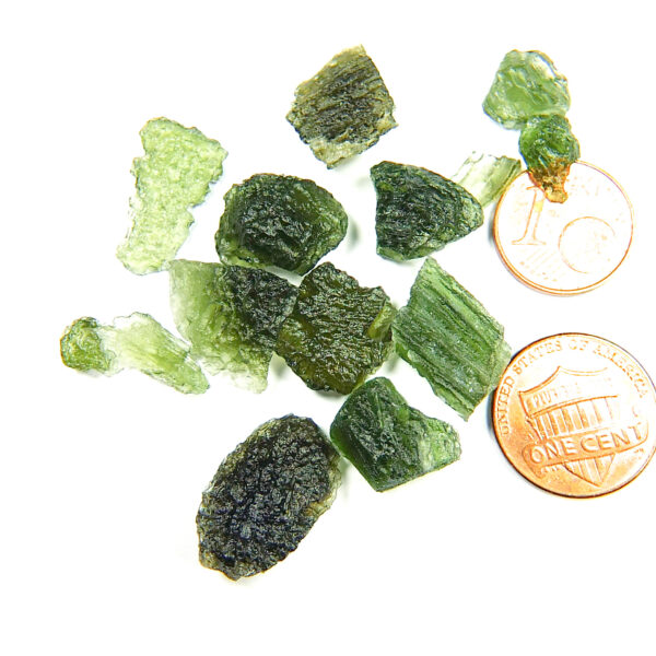 Small Moldavites – wholesale lot - quality A