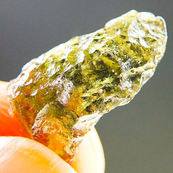 Moldavite with uncommon Brown color