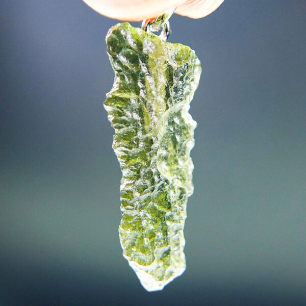 Moldavite pendant with CERTIFICATE of authenticity
