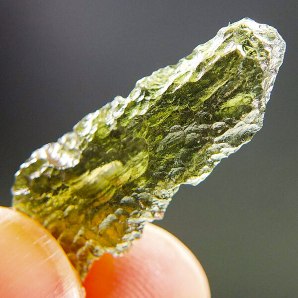 Moldavite pendant with CERTIFICATE of authenticity