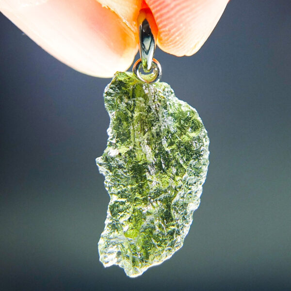 Moldavite pendant with CERTIFICATE