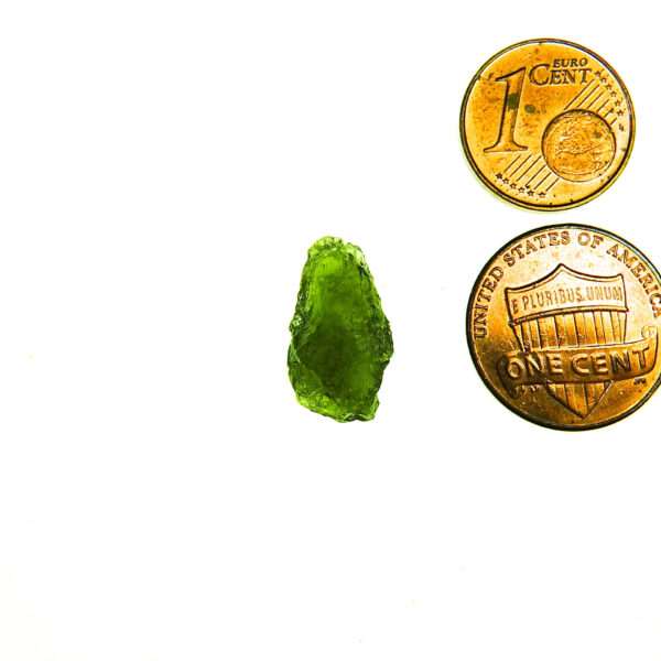 Moldavite with CERTIFICATE - Drop - natural middle fragment shape
