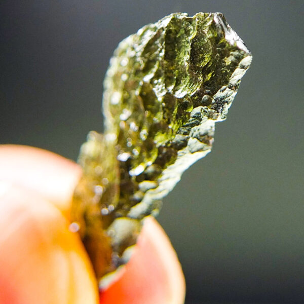 Angel Chime Moldavite with CERTIFICATE of authenticity