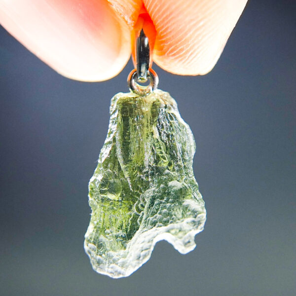 Moldavite pendant with CERTIFICATE