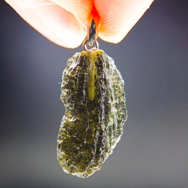 Moldavite pendant with CERTIFICATE