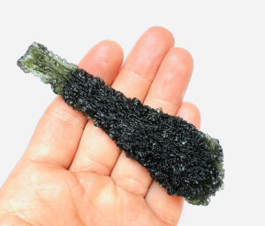 Big investment moldavite - Drop shape