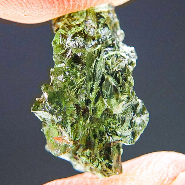 Certified Moldavite from Besednice - Shiny