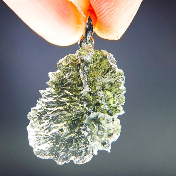 Beautiful Moldavite pendant with CERTIFICATE