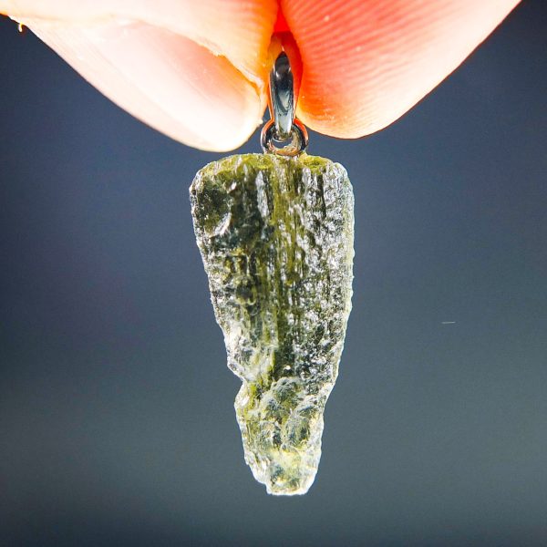 Moldavite pendant with CERTIFICATE