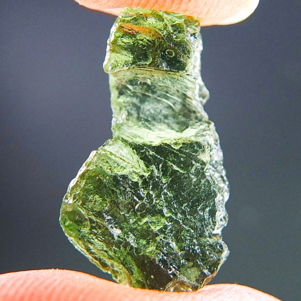 Vibrant green Moldavite with CERTIFICATE