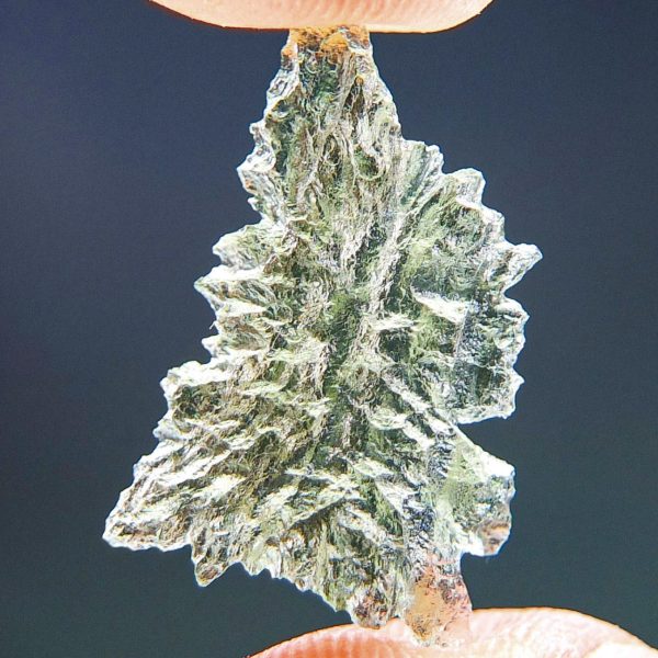 Investment thin Moldavite from Besednice - Certified