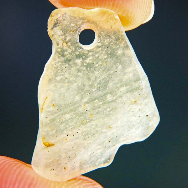 Pendat - Drilled Libyan desert glass