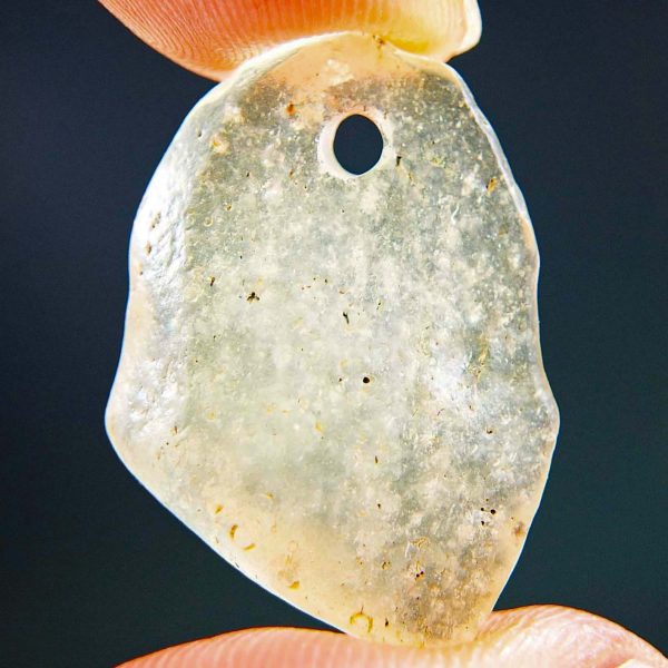 Pendat - Drilled Libyan desert glass