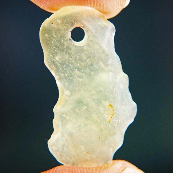 Pendat - Drilled Libyan desert glass