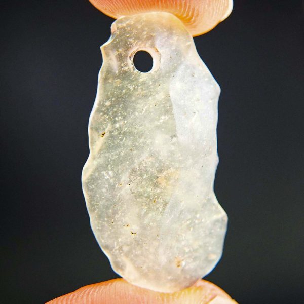 Pendat - Drilled Libyan desert glass